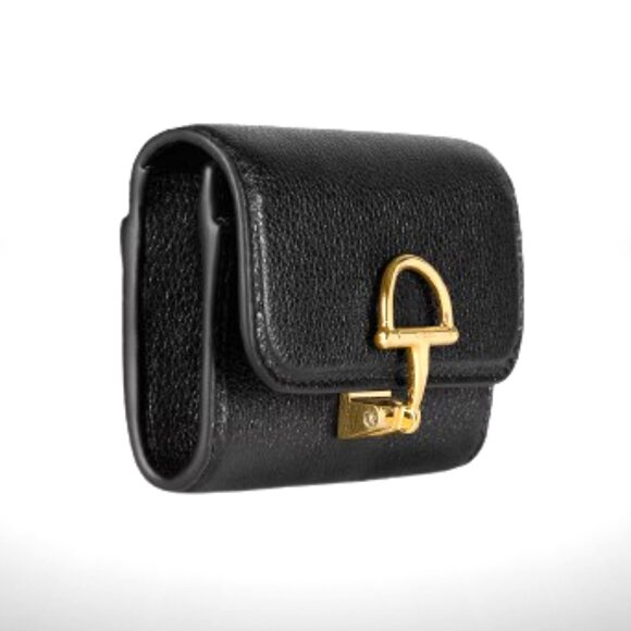 Gucci Softbit Card Case in Black Grainy Leather - Picture 5 of 7